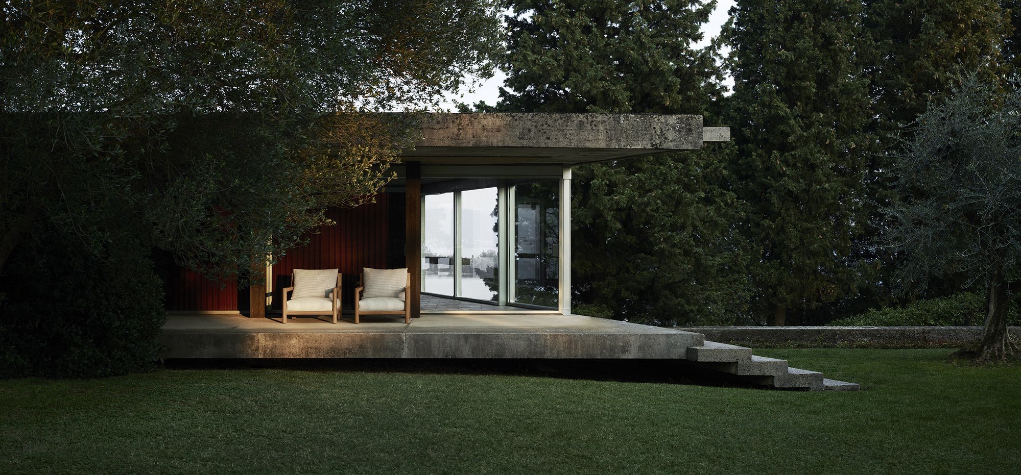 Садовое кресло из тикового дерева с подлокотниками B&B Italia Outdoor Пабло ARCH-00147808 - Вид №2