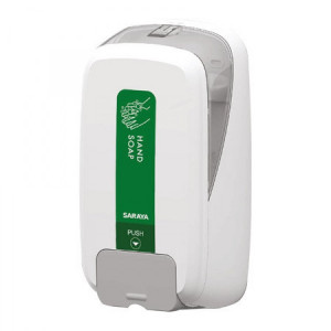 56194 SARAYA СНГ, Россия SARAYA MD-1600 Механический нажимной дозатор для антисептика и жидкого мыла 1200 мл белый