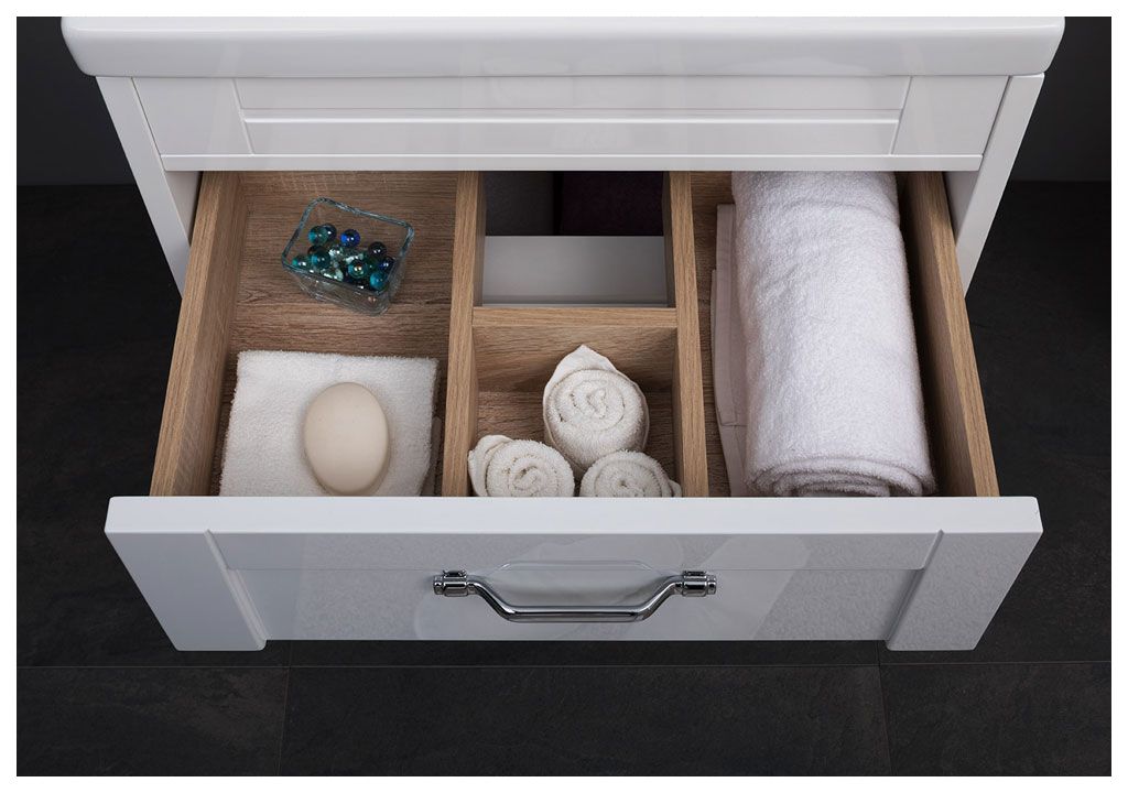 Тумба с раковиной Aquanet Денвер 65 белый 0019921000197962 - Вид №7