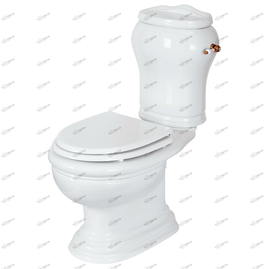 ML.MLD-25.702.BI/ML.MLD-25.708.BI/ML.OLV-29.012/ML.OLV-29.015/ML.RIC-29.040.BI.BR Компакт унитаз с бачком Белый Migliore  Италия 