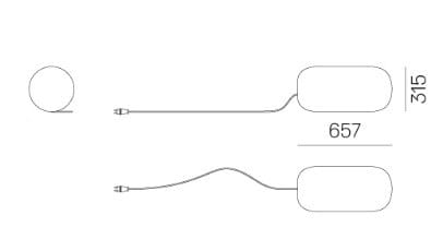 Пластиковая напольная лампа Artemide Gople Outdoor ARCH-00063359 - Вид №6