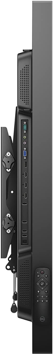 7017-4855 c7017t, 69.5",16:9, va, 10 points multi touch, 1920x1080, 6ms, 400cd/m2, 4000:1, hdmix2, vga, dp, 2x10w spk, 3xusb, black, 3 y Dell Santreyd  - Вид №7