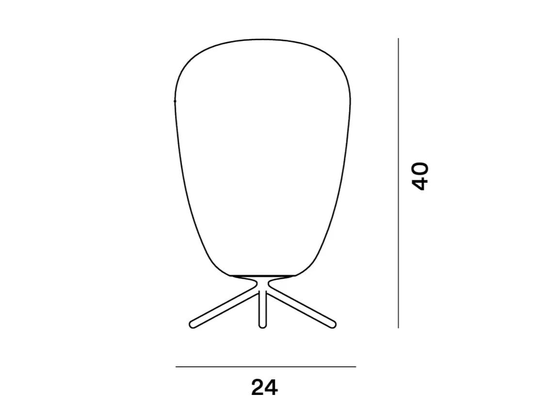 Настольная лампа из дутого стекла Foscarini Rituals ARCH-00010230 - Вид №4