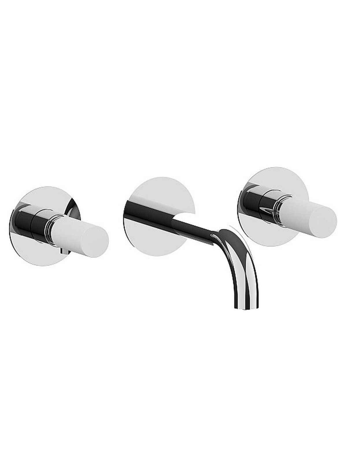 Настенный смеситель для раковины с 3 отверстиями без слива Rubinetterie Frattini Pepe XL ARCH-00037632 - Вид №11