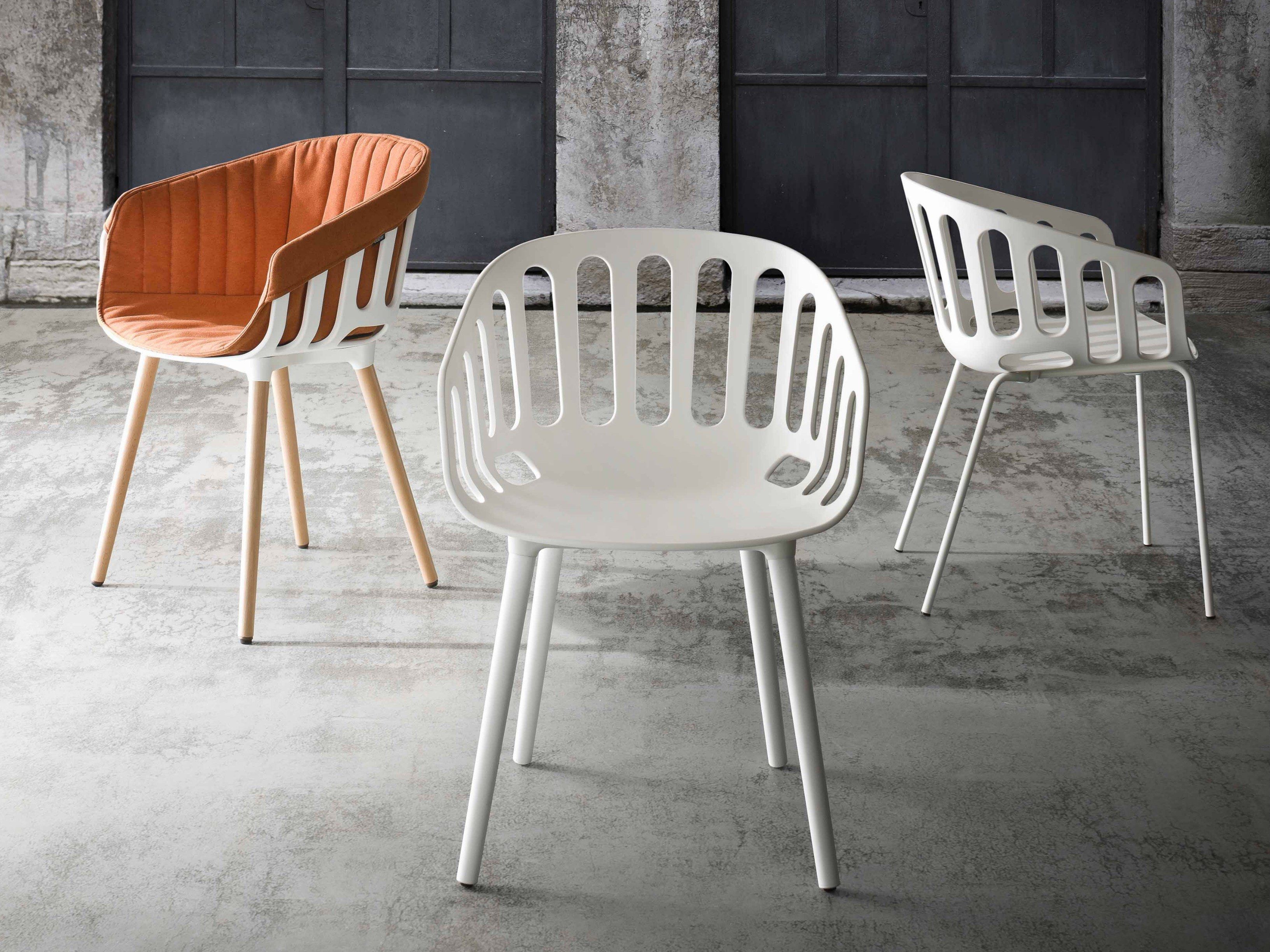 Стул из инженерного пластика с подлокотниками GABER корзина ARCH-00152748 - Вид №3