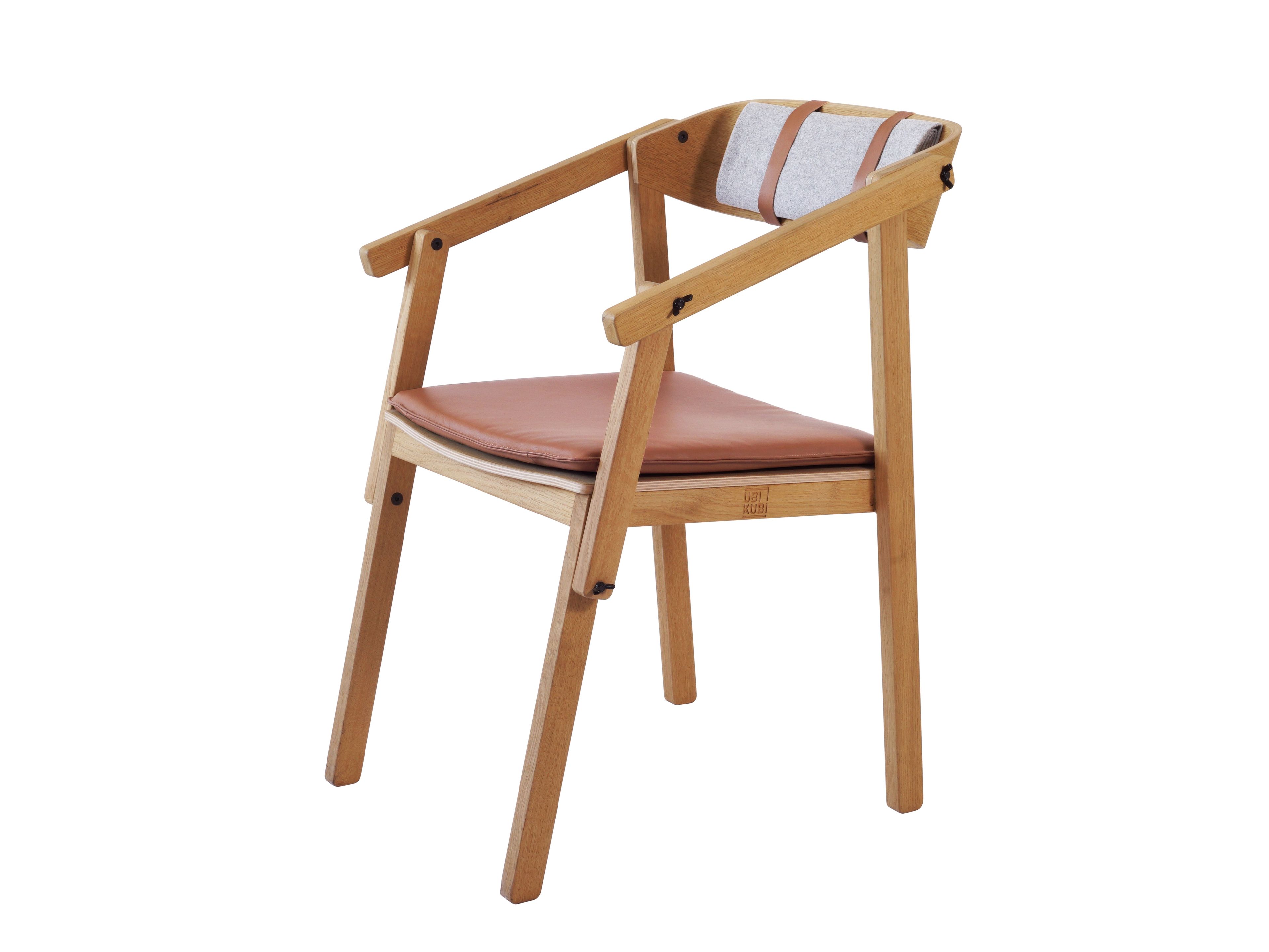 Кожаный стул со встроенной подушкой Askia ателье ARCH-00102651