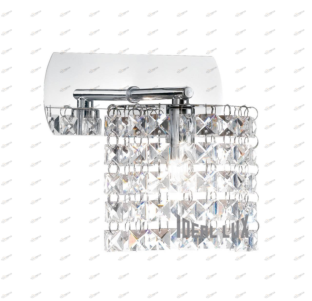 Бра Ideal Lux Spirit AP1 IDEAL LUX  078711 Прозрачный;хром 