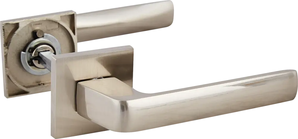 Дверные ручки Puerto Эспрессо с матовым никелем для межкомнатных дверей 86523104