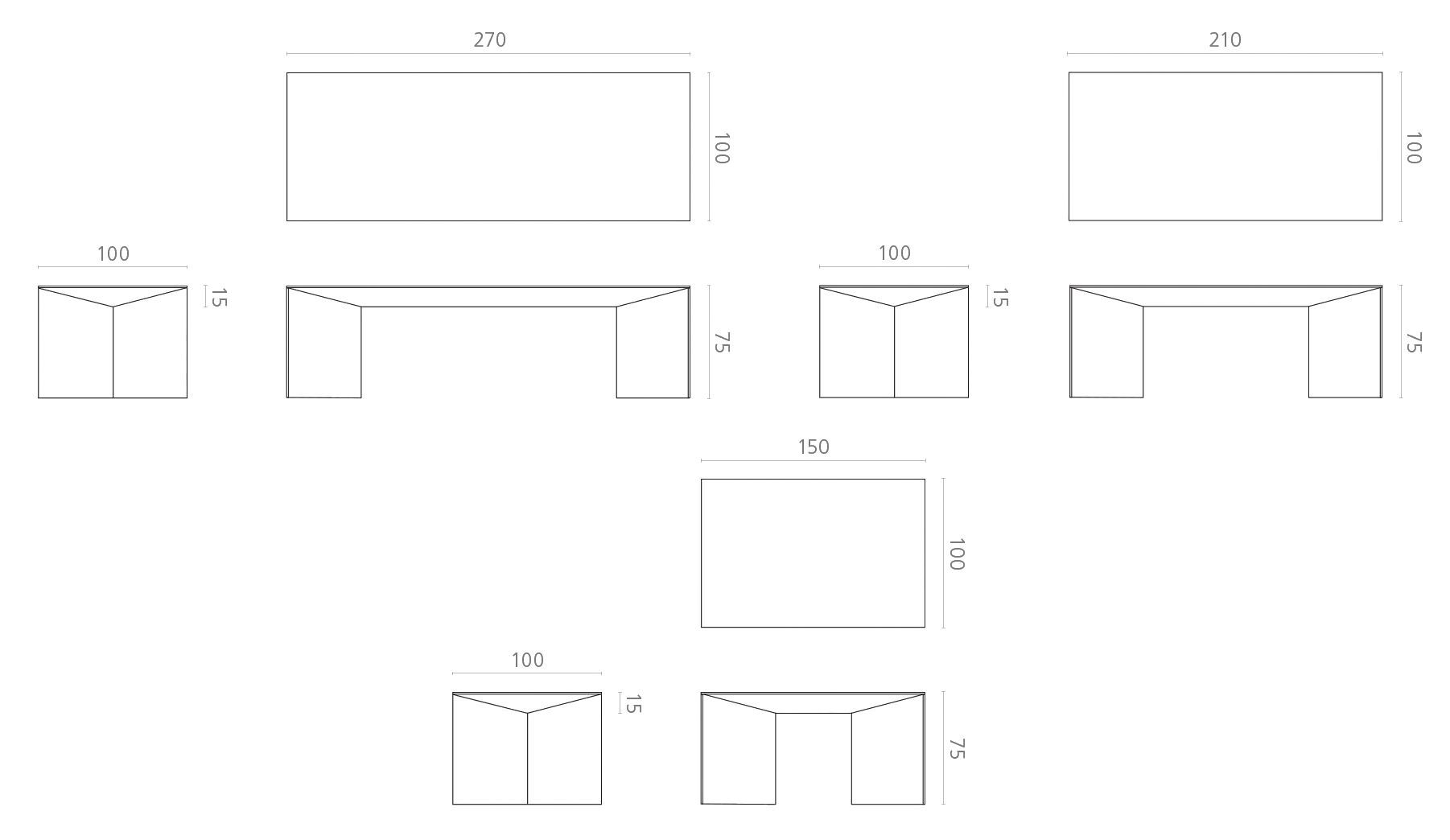 Прямоугольная консоль Ecotone™ и стекло Marmo Arredo Киль ARCH-00076204 - Вид №3