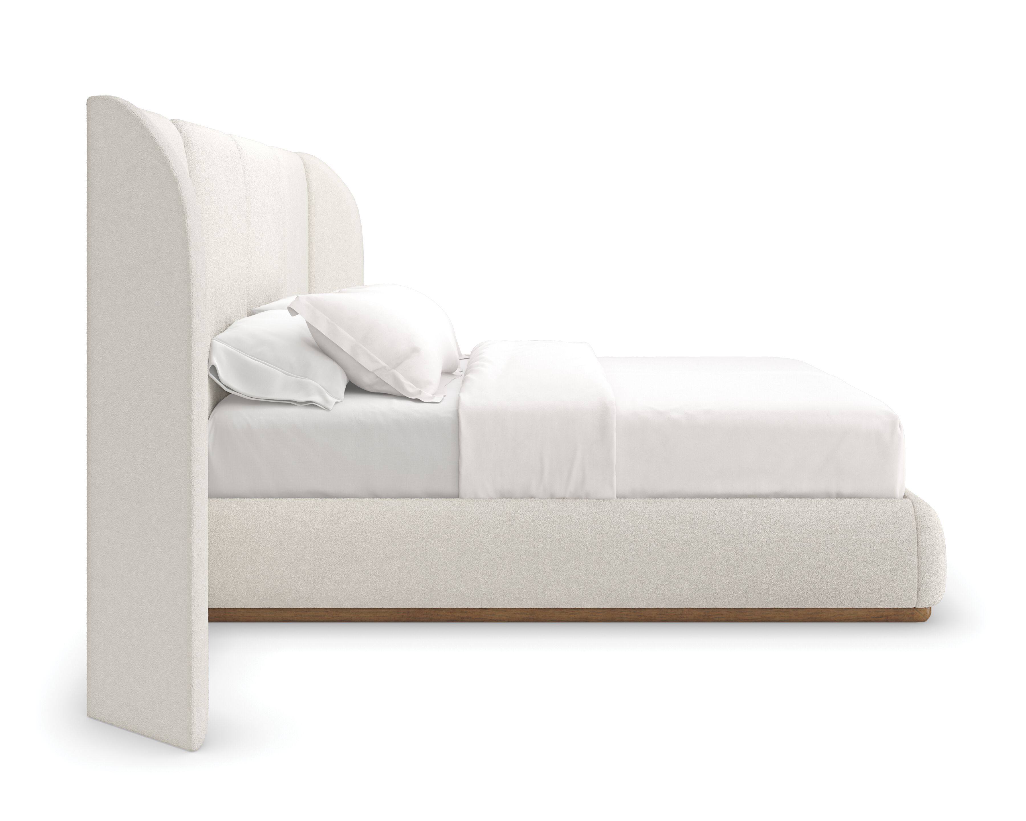 Двуспальная кровать с мягкой тканью Caracole MALTA ARCH-00070250 - Вид №4