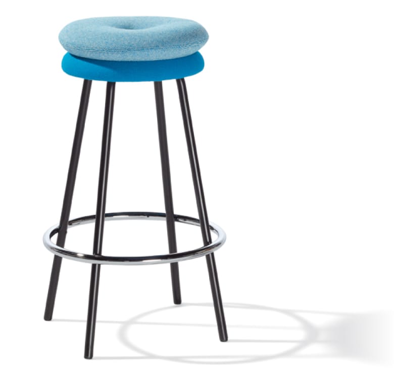 Высокий стул с мягким сиденьем Richard Lampert том ARCH-00085460 - Вид №7