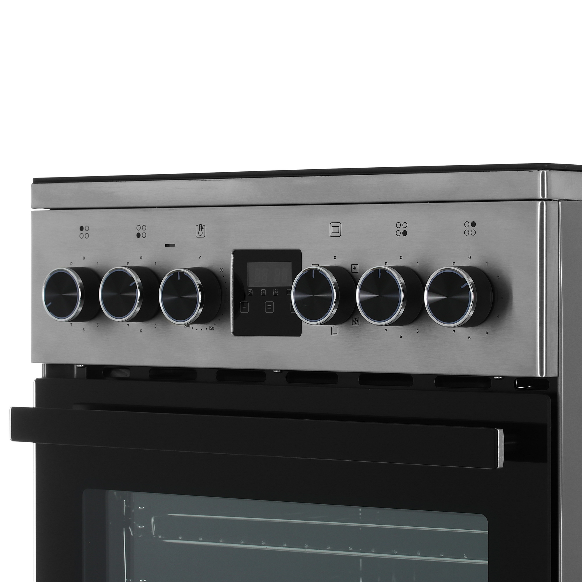 9119771 Электрическая плита DEXP E35-2 серебристый STDN-0083880 - Вид №3