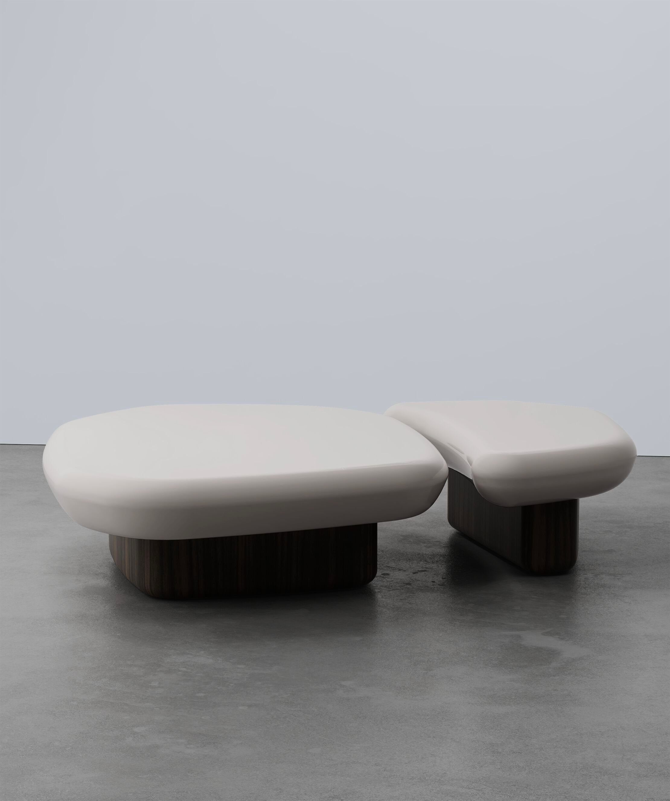 Низкий журнальный столик из лакированного дерева Secolo KAWA ARCH-00117266 - Вид №2