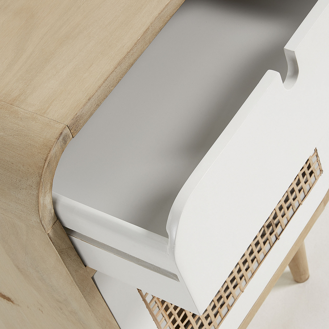 054368 Прикроватная тумба Gerald 40x60 манго тростник La Forma Georg  - Вид №2