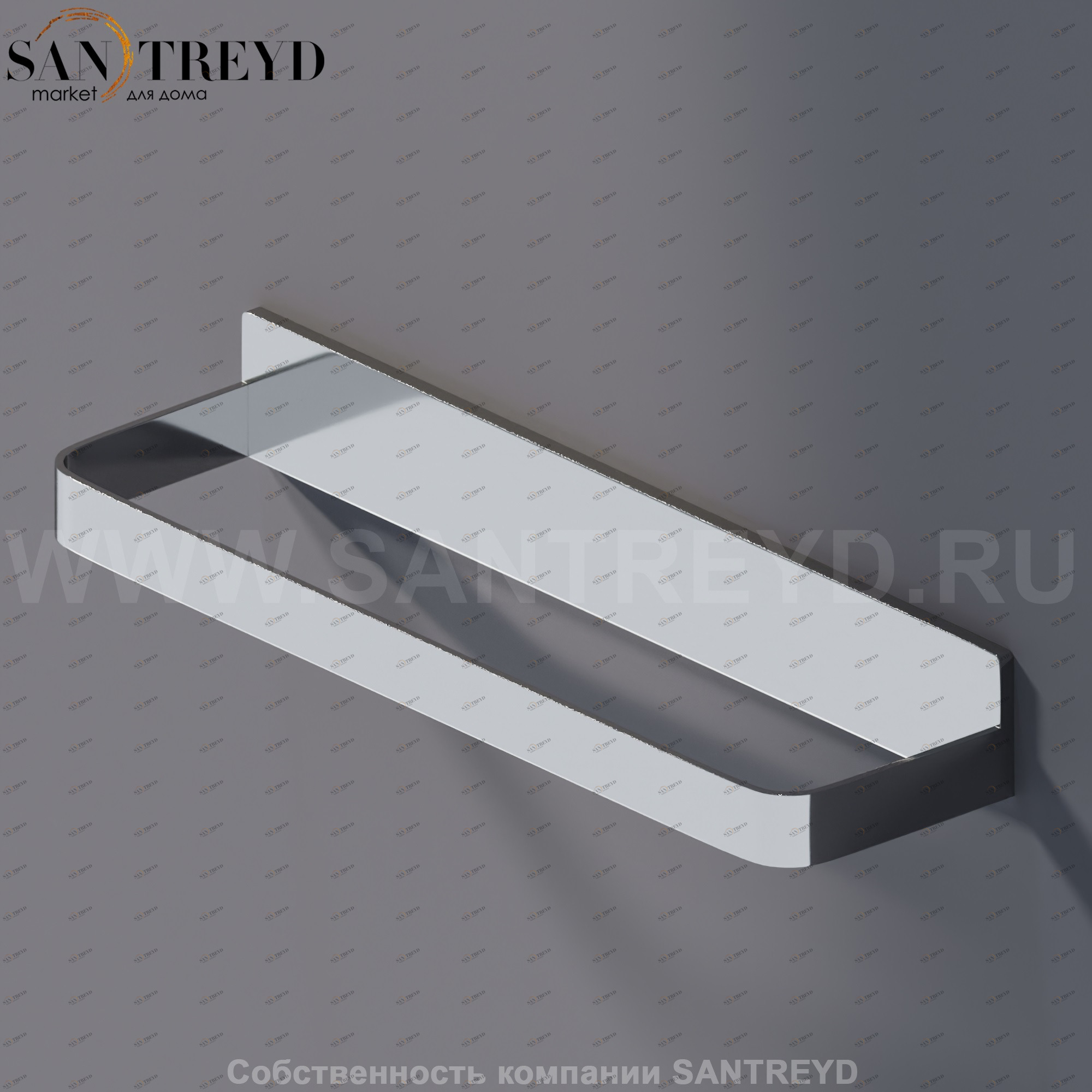 Agape MEMORY Полотенцедержатель 36 см хромированный AMEM857A