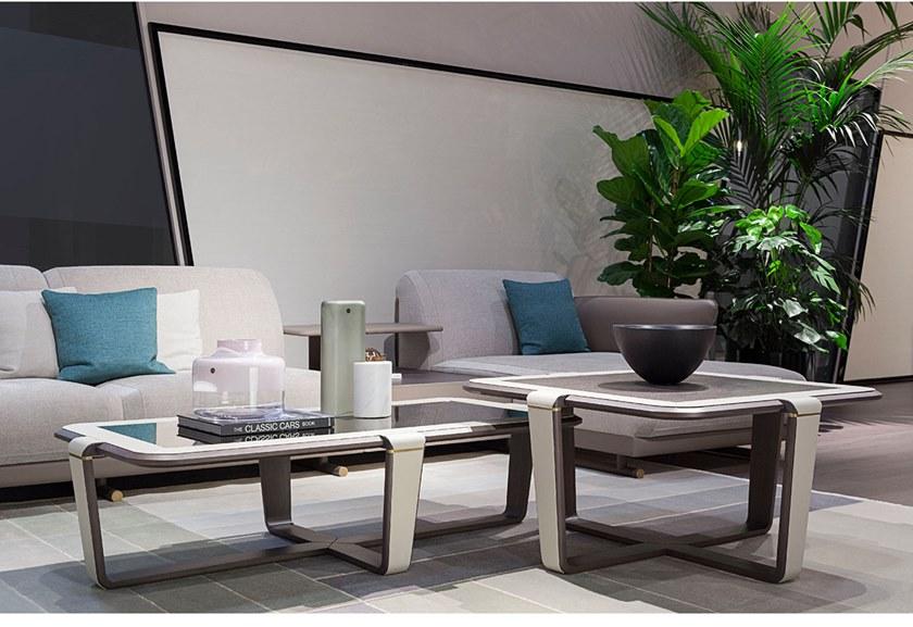 Turri Квадратный журнальный столик из массива дерева Vine sun-id-1388744 - Вид №1