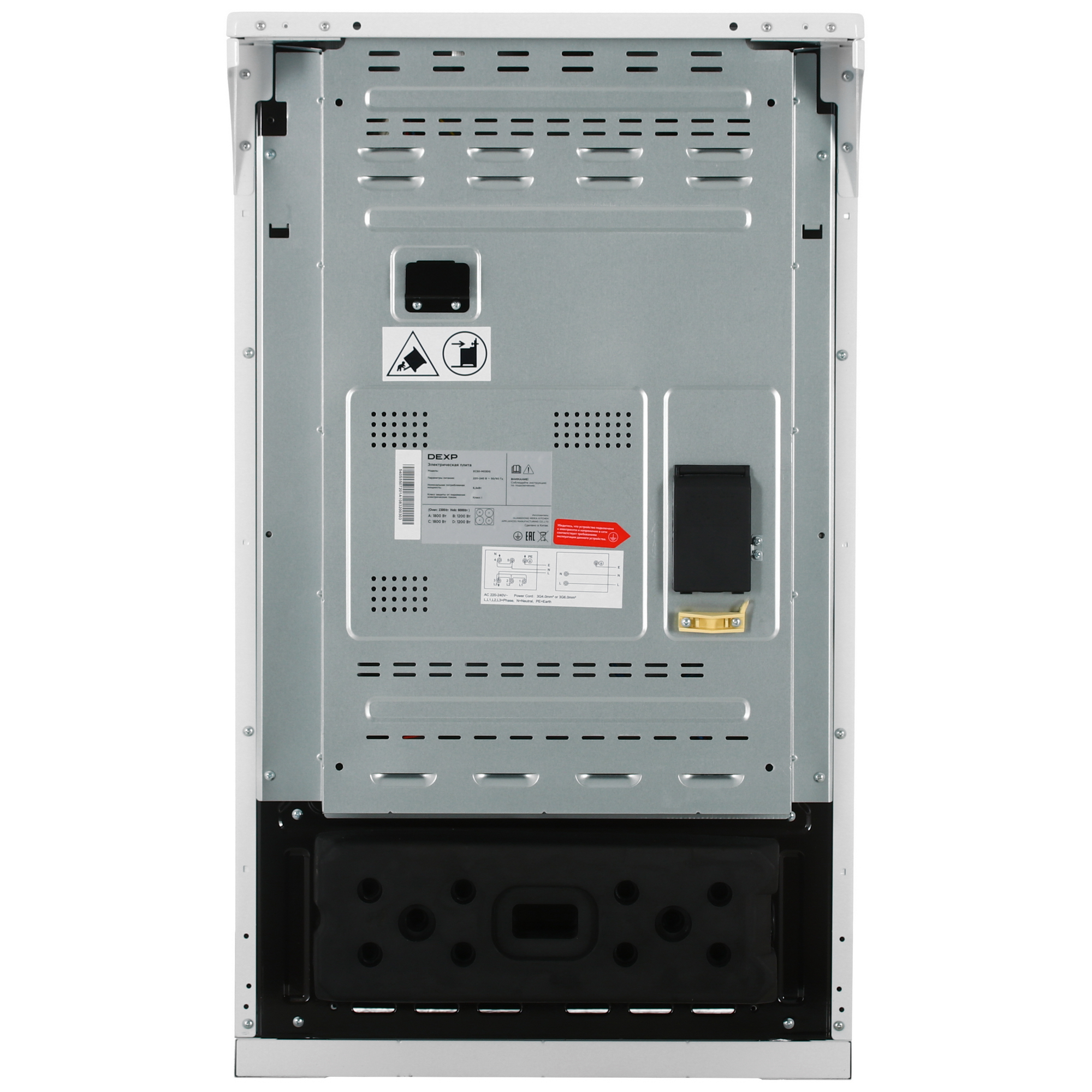 9163215 Электрическая плита DEXP EC50-M03DG белый STDN-0086215 - Вид №10