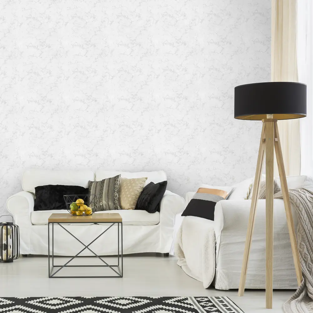 Обои флизелиновые Ateliero Coffee белые 1.06 м 888621 STLM-2176153 - Вид №2