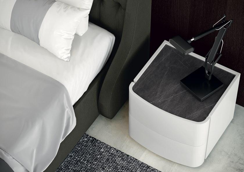 Febal Casa Лаковая прикроватная тумба с ящиками Marlene sun-id-1441840 - Вид №3