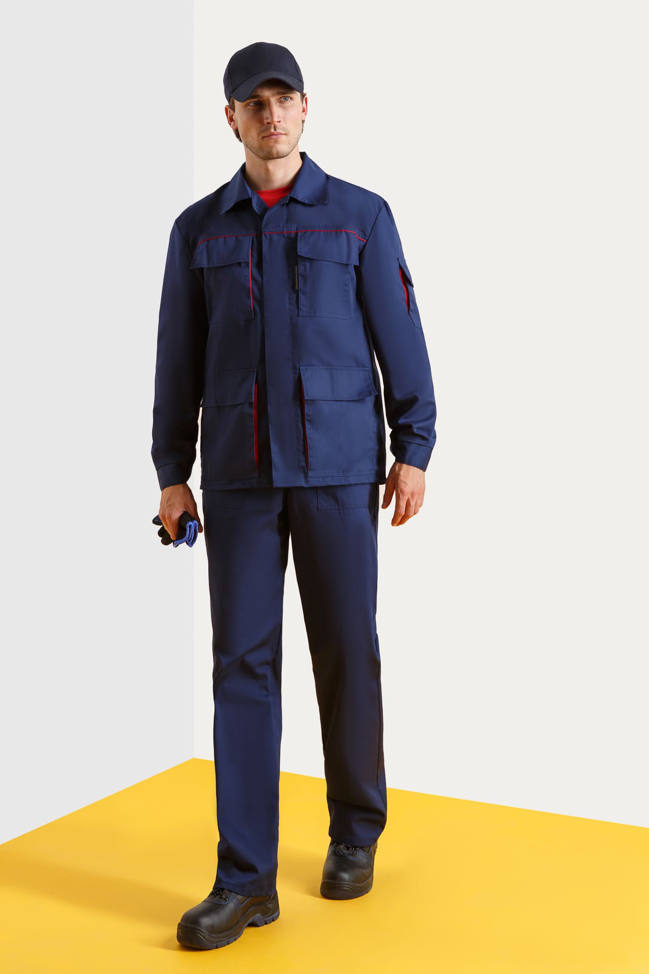 65675 Куртка "Эксперт-2" темно-синяя  Летняя спецодежда  размер 44-46/158-164  - Вид №3