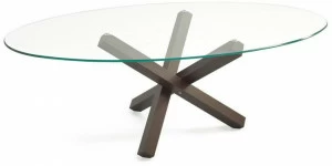 Sovet italia Овальный стеклянный стол Aikido