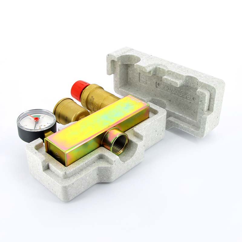 Группа безопасности котла WATTS KSG 30 ISO 3 бар 200 кВт с теплоизоляцией сталь 10005205 - Вид №1