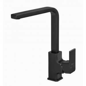 102118123c1st  Смеситель для мойки Tiera - матовый черный - экономия воды