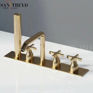 Agape MEMORY Напольный смеситель для ванны бронзовый матовый AMEM326NR