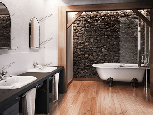 Ванна акриловая Hampton правосторонняя с ножками L1B Hampton Burlington E14, L1B