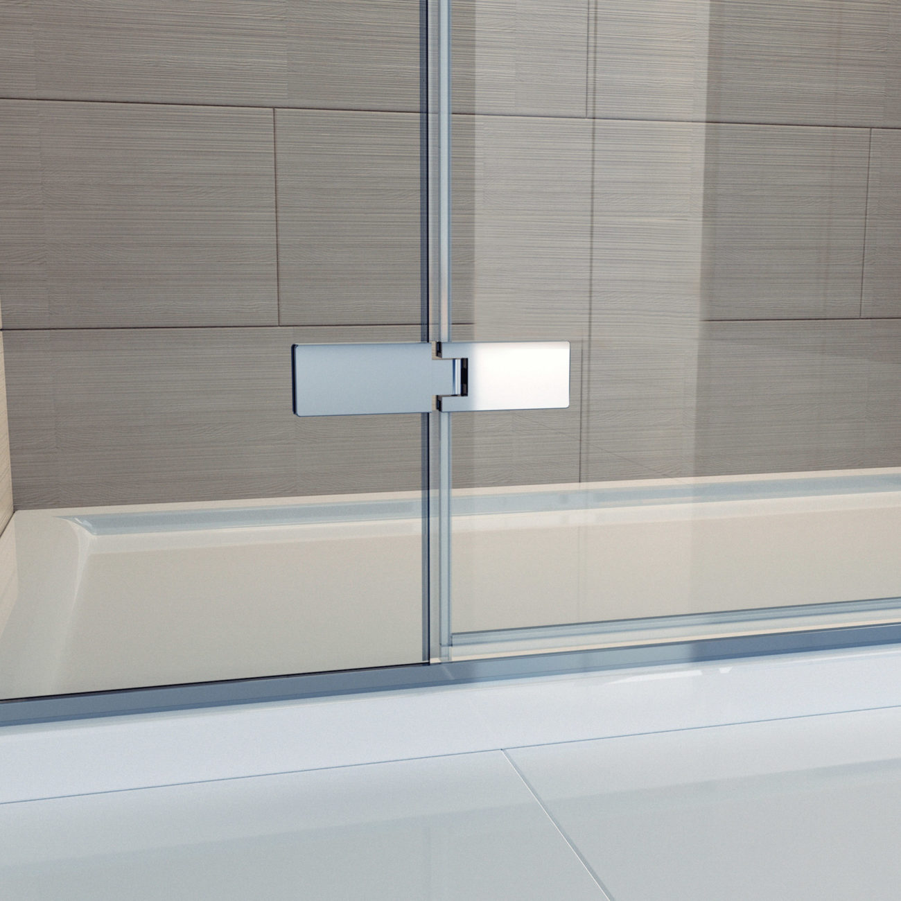 Дверь в нишу GHA1050H L или R Merlyn Arysto Хромированный  - Вид №2