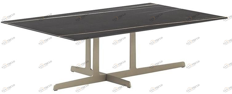 Poliform Прямоугольный мраморный журнальный столик Westside sun-id-1490363