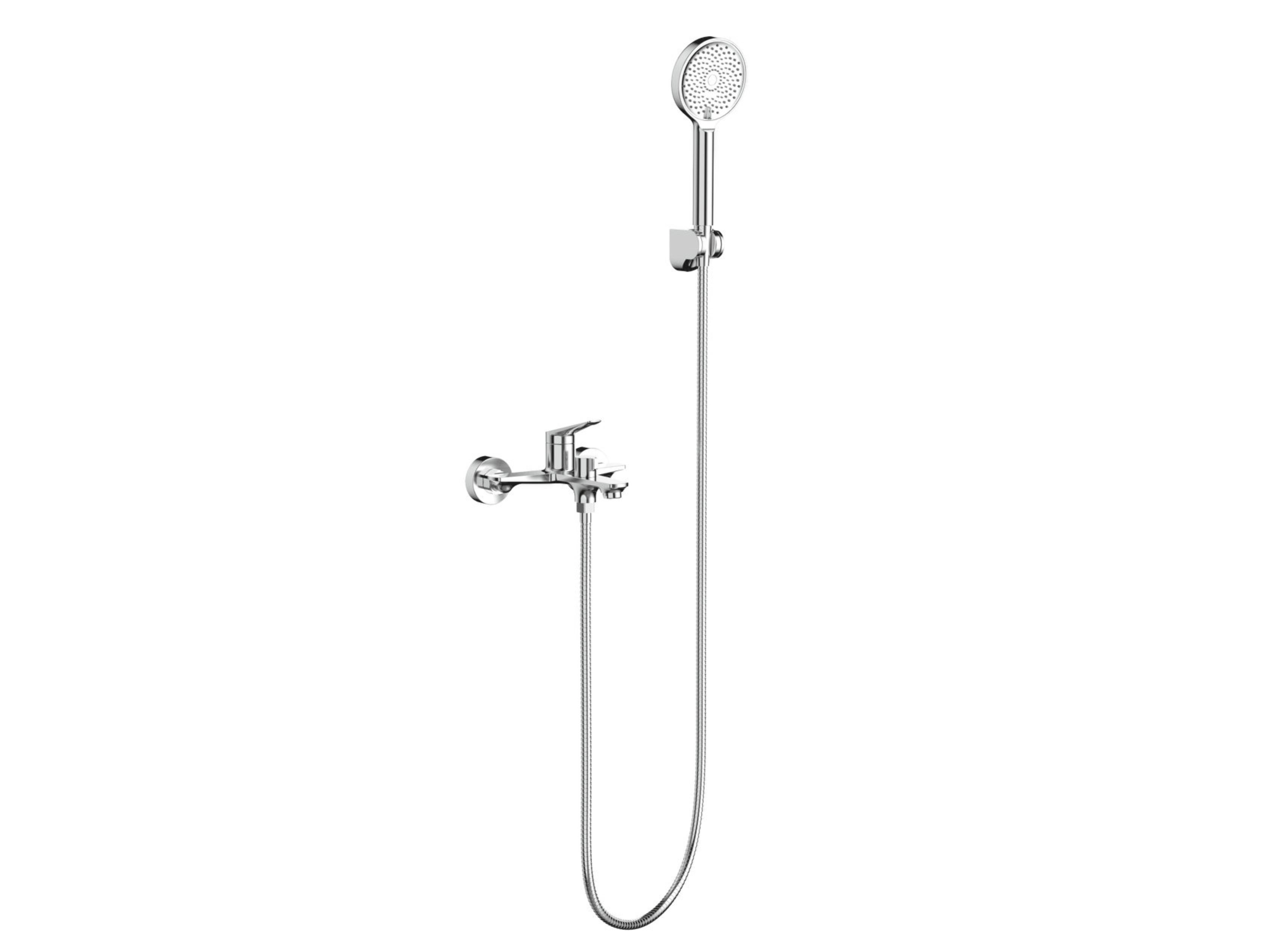 Настенный смеситель для ванны с ручным душем Lablù больше ARCH-00136965 - Вид №1