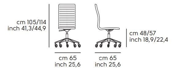 Тканевый мягкий поворотный операционный стул Midj STAR DSA ARCH-00045644 - Вид №2