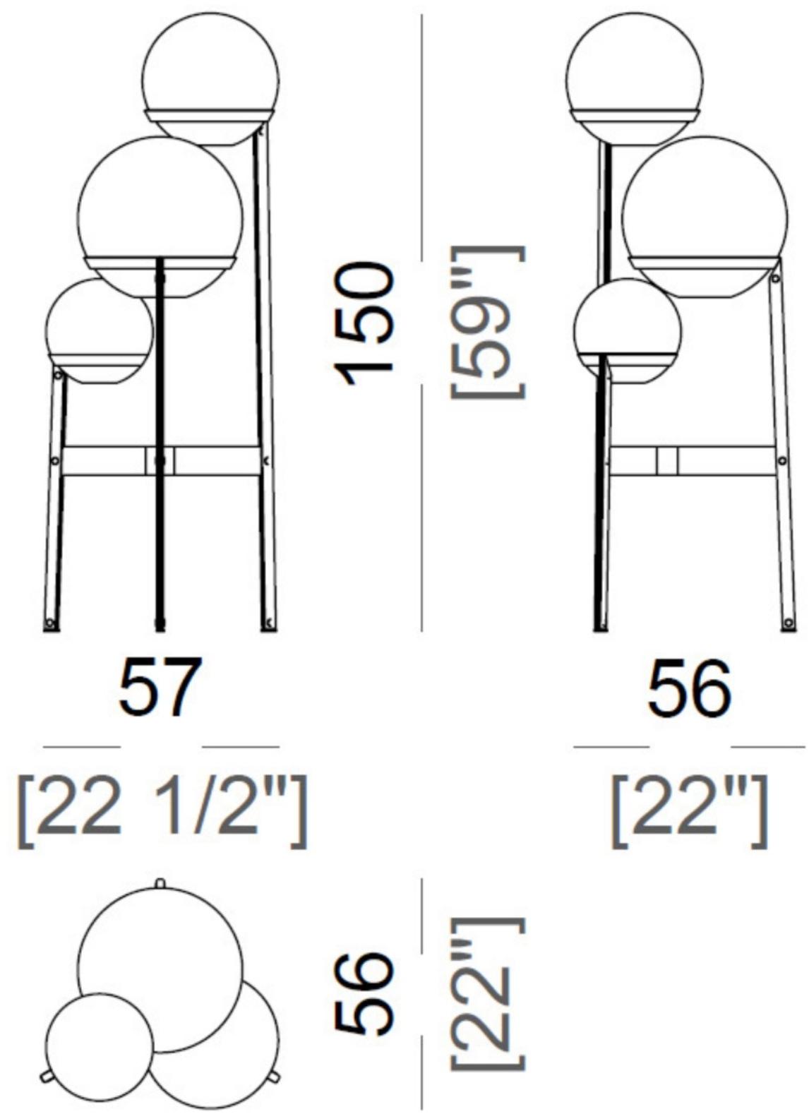 Arketipo Торшер из металла Bubble bobble sun-id-1382377 - Вид №1