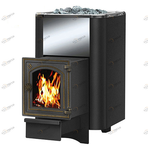 Печь для бани на дровах Везувий Сенсация 16 Антрацит (ДТ-4С) 6039