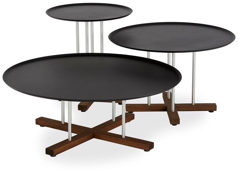 B&T Design Низкий круглый лакированный журнальный столик sun-id-1385464 - Вид №2