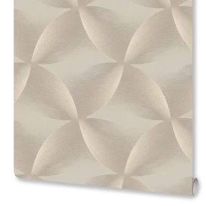 Обои флизелиновые Monte Solaro Motion бежевые с абстрактным рисунком 89423731