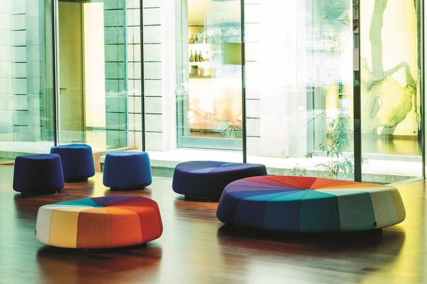 La Cividina Пуф из ткани с огнестойкой набивкой Windmill sun-id-1450004 - Вид №4