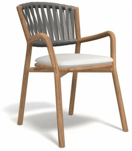 RODA Садовый стул из тика со встроенной подушкой Piper