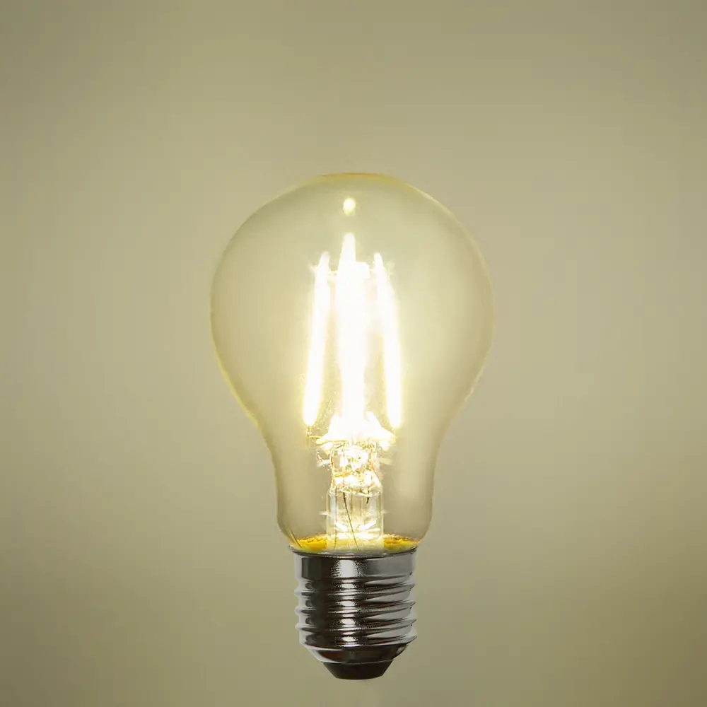 LEXMAN LED лампа E27 груша прозрачная 5Вт нейтральный свет 82991666 STLM-1387680 - Вид №2