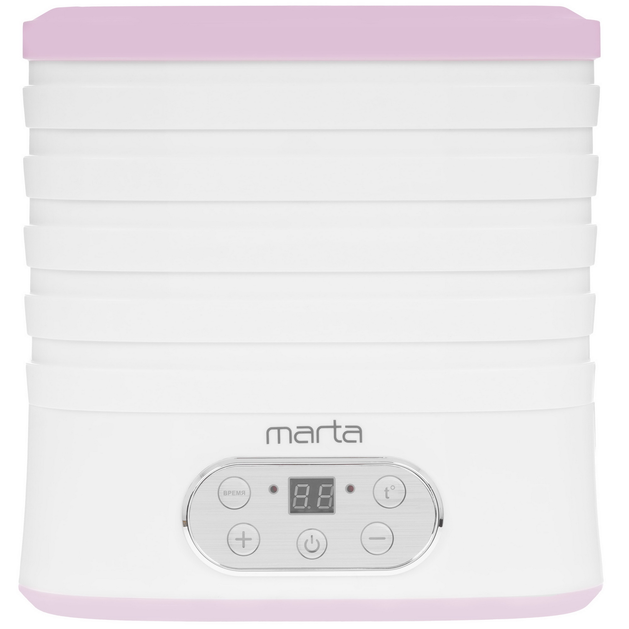 9058646 Сушилка для овощей и фруктов MARTA MT-1944 розовый STDN-0093892 - Вид №1
