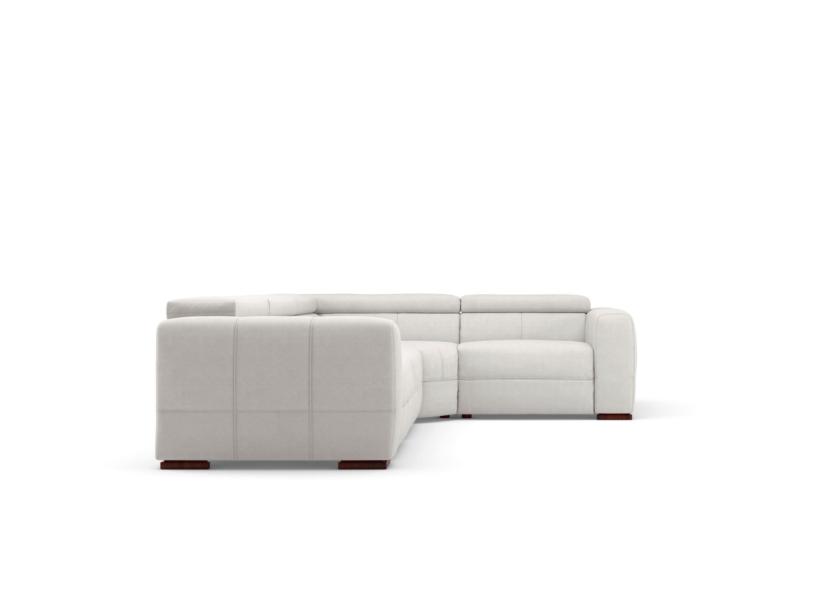 Кожаный угловой диван с откидной спинкой Natuzzi Italia Balance ARCH-00120166 - Вид №9