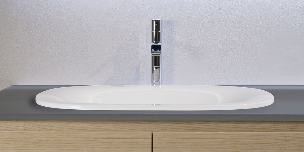 TRIOVALE Накладная раковина под столешницу  овальная Antoniolupi  - Вид №2