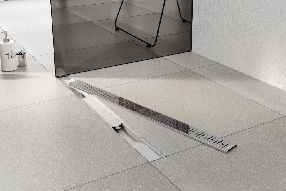 Водоотводящий желоб ALPEN Basic ALP-350BN1 с рамкой  - Вид №2