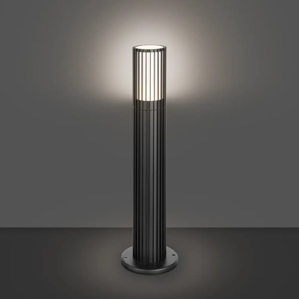 Фонарный столб без источника света Kreaforta Bacoor 50 см цвет черный STLM-2087683 - Вид №3