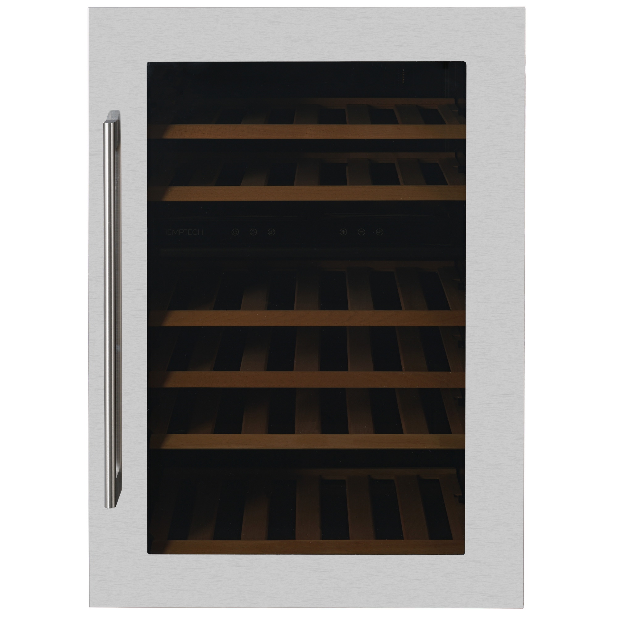 9973849 Винный шкаф Temptech OZ90DX серебристый STDN-0113276 - Вид №1
