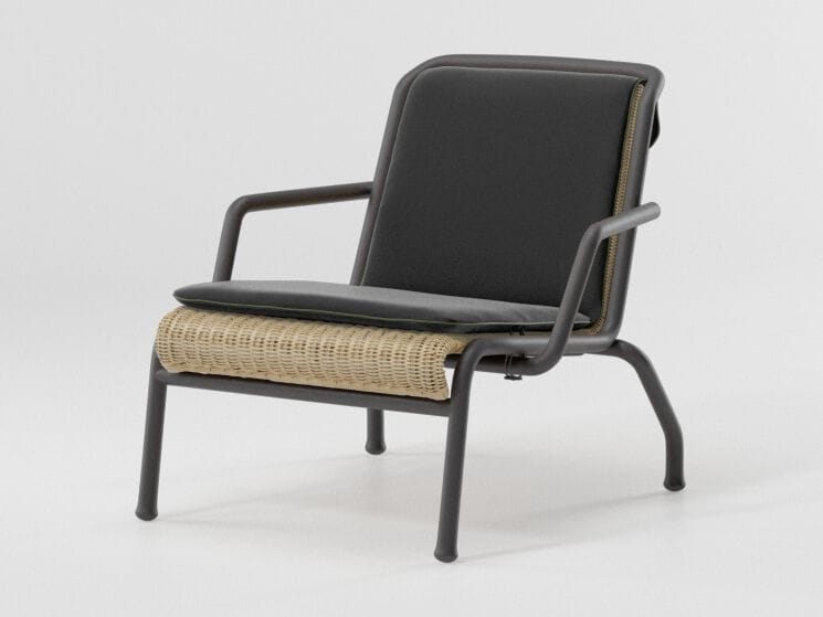 Садовый стул из ротанга и алюминия Kettal Eolias ARCH-00005855