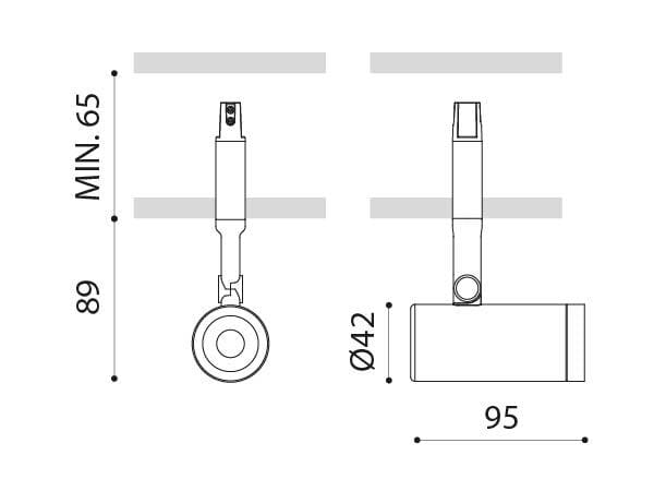 Регулируемый круглый алюминиевый светодиодный прожектор Arkoslight Magnetic 24V System ARCH-00035205 - Вид №14