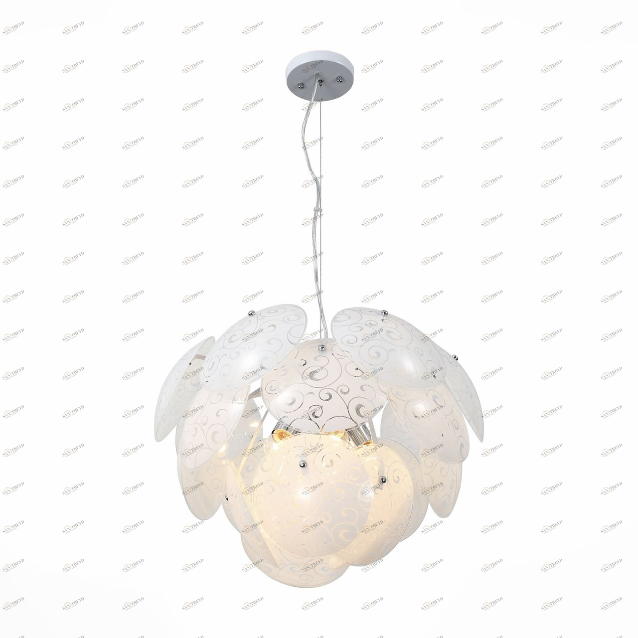 Подвесная люстра ST Luce Nelumbo SL301.503.05 ST LUCE NELUMBO 057851 Белый 