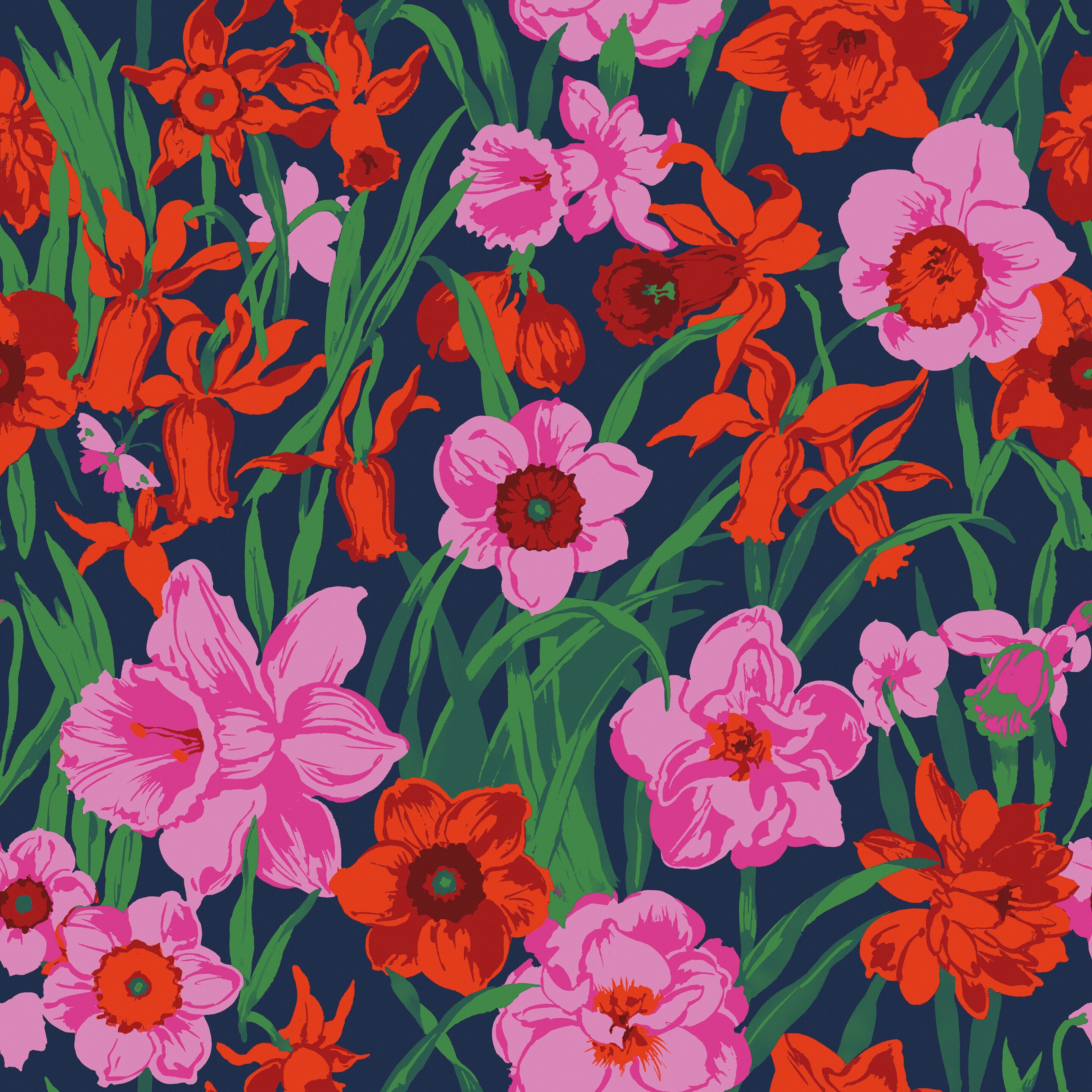 Обои с цветочными мотивами Inkiostro Bianco SANSEVERINA ARCH-00009766 - Вид №1